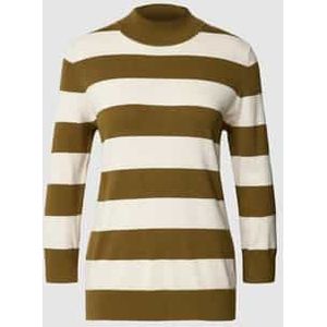 Gebreide pullover met streepmotief
