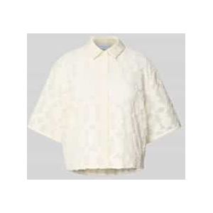 Overhemdblouse met knoopsluiting