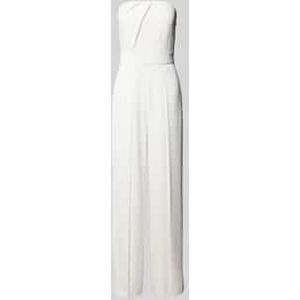 Jumpsuit in off shoulder-look met plooien