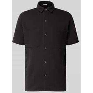 Regular fit overhemdjack met licht structuurmotief, model 'NEWKODYL'