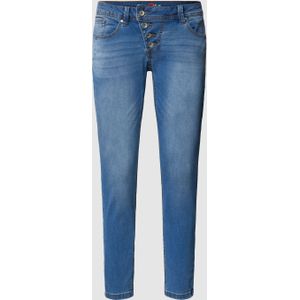 Skinny fit jeans in 7/8-lengte, model 'Malibu'
