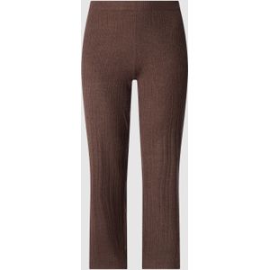 PLUS SIZE gebreide broek met elastische band, model 'Shel'