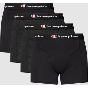 Boxershort met elastische band met logo in een set van 4 stuks