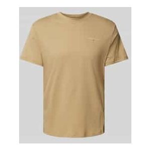 T-shirt met labelprint