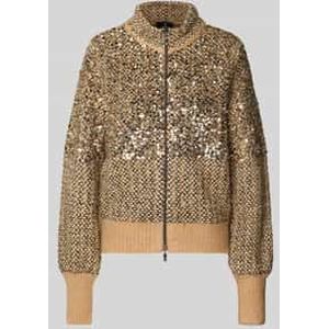 Gebreid jack met ritssluiting