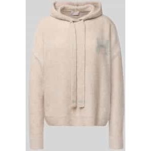 Gebreide pullover van kasjmiermix met capuchon