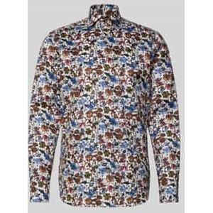 Slim fit zakelijk overhemd met kentkraag, model 'Savio'