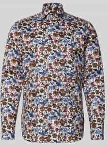 Slim fit zakelijk overhemd met kentkraag, model 'Savio'