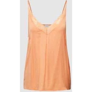 Blousetop met V-hals, model 'CAVA'