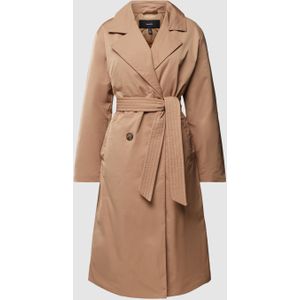 Trenchcoat met strikceintuur, model 'PENCE'