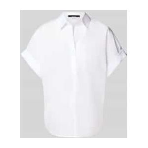 Someday - Zusina - Blouse - Wit - Katoen, Wijde Pasvorm, Halve Mouw