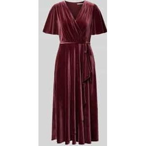 Cocktailjurk met V-hals