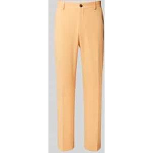 Slim fit pantalon met persplooien, model 'LIAM'
