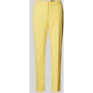 Slim fit pantalon met persplooien