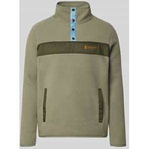 Sweatshirt met labelprint