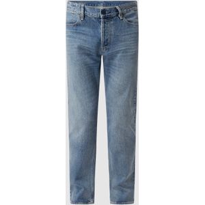 Straight fit jeans van katoen, model 'Triple A'