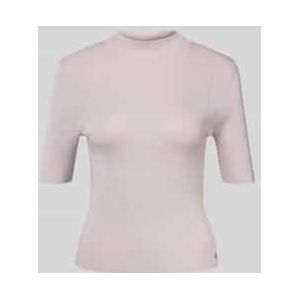 T-shirt van lanawolmix met logo-applicatie