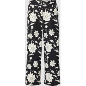 Stoffen broek met all-over print, model 'Kate'