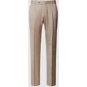 Pantalon in effen design van viscosemix