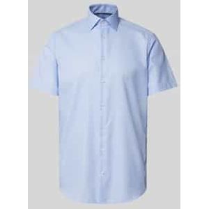 Regular fit zakelijk overhemd met kentkraag