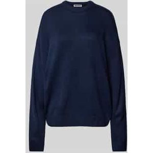 Oversized gebreide pullover met ronde hals