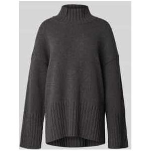 Comfort fit gebreide pullover van een mix van katoen en wol, model 'SERENA'