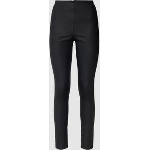 Jegging in leerlook met elastische band, model 'COMMIT'