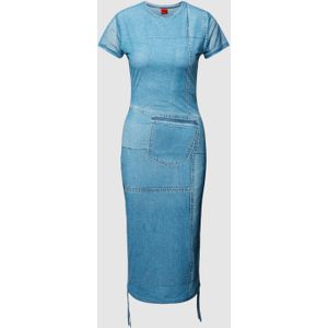 Midi-jurk met all-over motief, model 'Nerana'