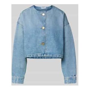 Regular fit jeansjack van een mix van katoen en lyocell