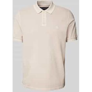 Marc O'Polo - Regular Fit - Poloshirt - Gebleekte Look - Puur Katoen
