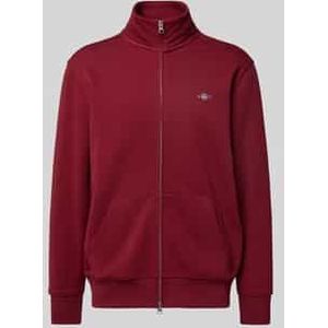 Sweatjack met labelstitching