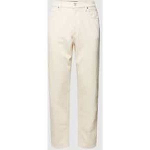 Relaxed fit jeans met knoop- en ritssluiting, model 'SANDOT'