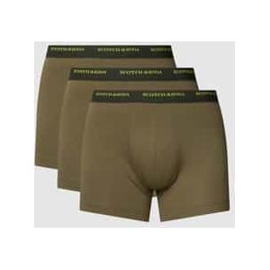 Boxershort met elastische band met logo in een set van 3 stuks