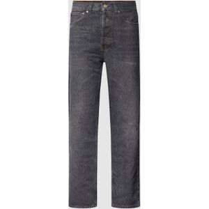 Jeans met labelpatch, model 'DAD'