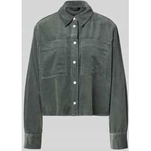 Regular fit overhemdjack van corduroy, model 'Falba'