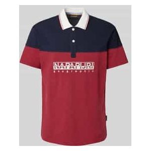 NAPAPIJRI - E-SATURNIA - Poloshirt - Marine/Wit