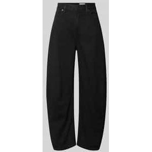 Barrel jeans met steekzakken, model 'HORSESHOE'