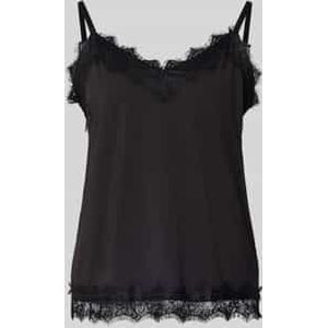 Top met bandjes en franjes, model 'BICCO'