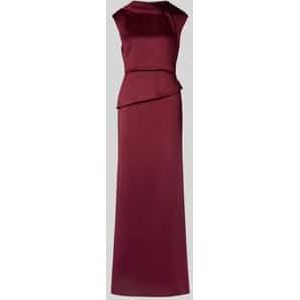 Avondjurk met opstaande kraag in laagjeslook