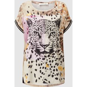 Blouseshirt met dierenprint