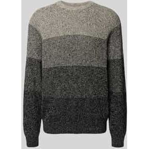 Relaxed fit gebreide pullover van puur katoen, model 'BIRK'