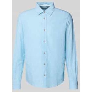 s.Oliver RED LABEL - Vrijetijdsoverhemd - Gestreept - Mix van Katoen en Linnen