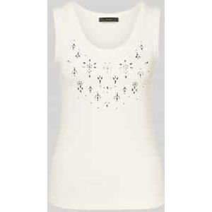 Tanktop met siersteentjes