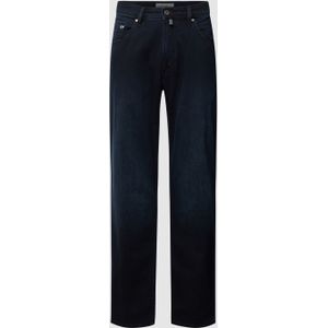 Jeans met labeldetail, model 'Dijon'