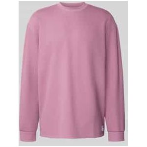 Regular fit sweatshirt van katoenmix, model 'NUWOLO'