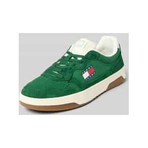 Lage sneakers van suède