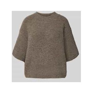 Gebreide pullover van linnenmix met alpaca, model 'ZOLLY'