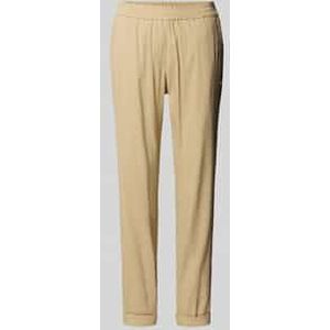 Regular fit broek met elastische band