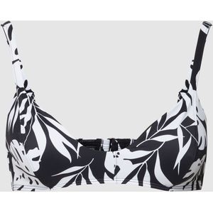 Bikinitop met all-over motief, model 'LOVE THE ALOHA'