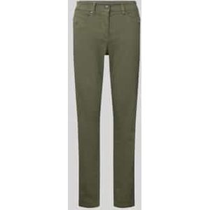 Broek met steekzakken en elastische band